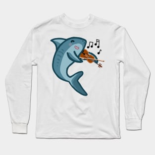 Violin Shark Long Sleeve T-Shirt